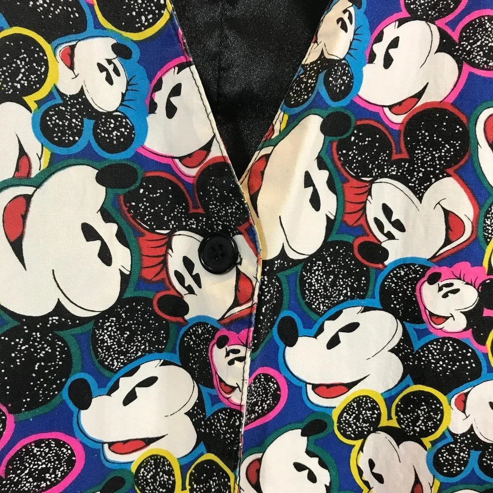 Vintage Disney Mickey Mouse Suit Vest - Picture 4 of 8